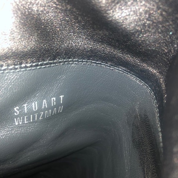 5050 Stuart Weitzman black leather boots - Picture 6 of 7